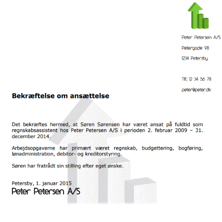 opsigelse af abonnement eksempel